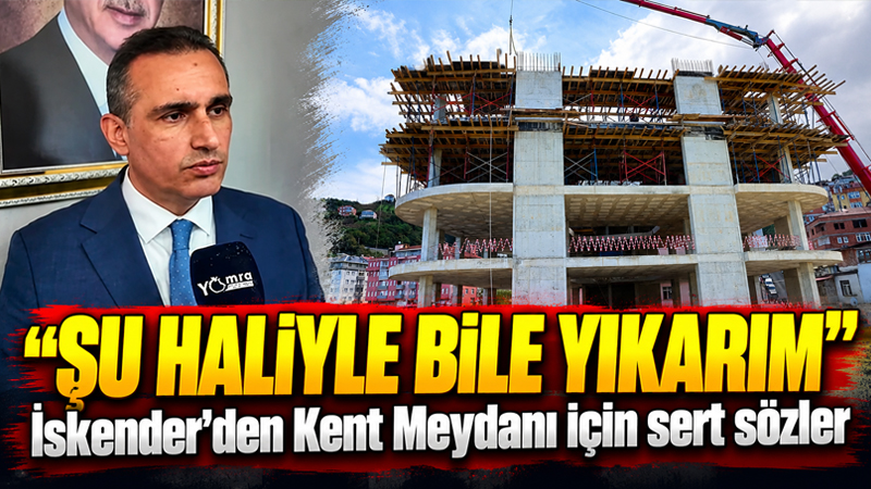AK Parti Yomra İlçe Başkanı Aydoğan İskender, ilçedeki yatırımlara ilişkin