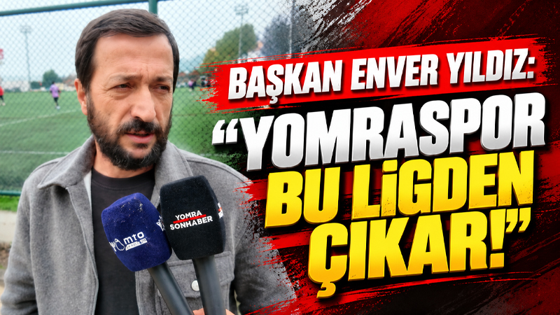 Yomraspor Başkanı Enver Yıldız, Maçkaspor mücadelesinin ardından açıklamalarda bulundu.