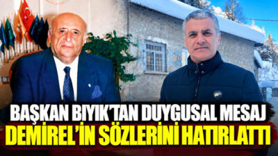Yomra Belediye Başkanı Mustafa Bıyık, 29 Ekim mesajında çocukluk yıllarından