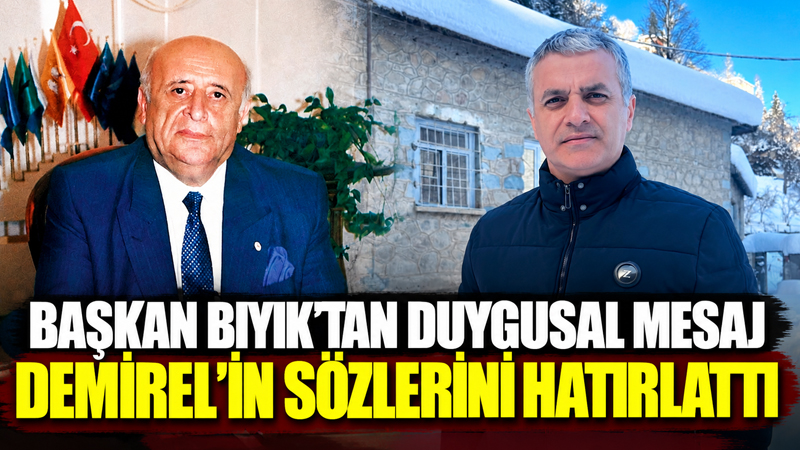 Yomra Belediye Başkanı Mustafa Bıyık, 29 Ekim mesajında çocukluk yıllarından