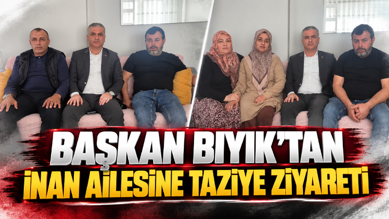 Yomra’da Başkan Mustafa Bıyık’tan İnan ailesine taziye Yomra Belediye Başkanı Mustafa Bıyık, İstanbul Maltepe’de enkaz altında kalarak