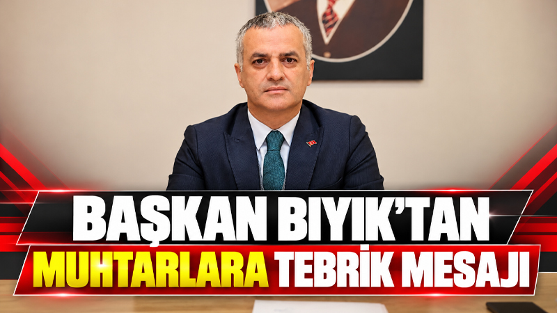 Yomra Belediye Başkanı Mustafa Bıyık’tan 19 Ekim Muhtarlar Günü mesajı Yomra Belediye Başkanı Mustafa Bıyık, 19 Ekim Muhtarlar Günü dolayısıyla