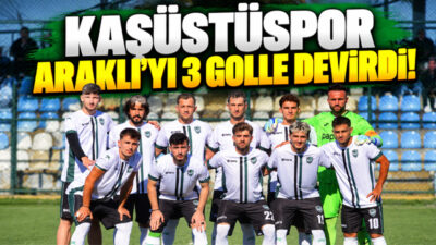 Trabzon Süper Amatör A Grubu’nda Kaşüstüspor, sahasında Araklı 1961 Spor’u