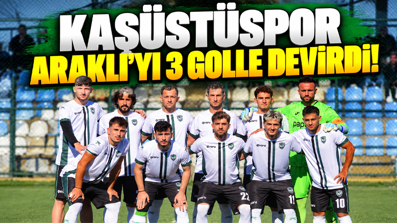 Trabzon Süper Amatör A Grubu’nda Kaşüstüspor, sahasında Araklı 1961 Spor’u