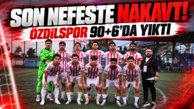 Özdilspor, Trabzon Gençlerbirliği’ni 90+6’da Alper Atmaca’nın golüyle 1-0 mağlup ederek