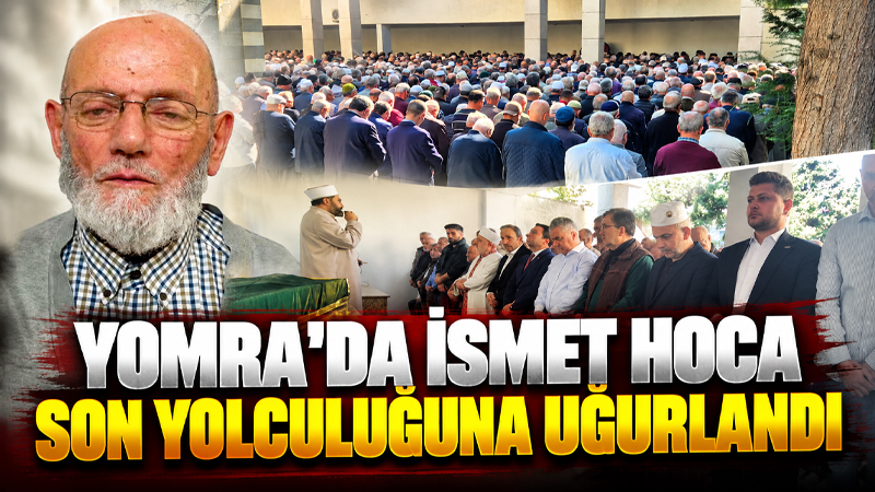 Yomra İsmet Hoca’yı son yolculuğuna uğurladı Yomra’da 40 yılı aşkın süre imam olarak görev yapan ve