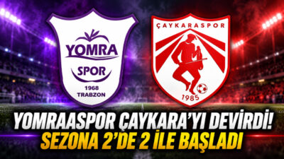 Trabzon 1. Amatör Küme A Grubu’nda Çaykaraspor’u Murat Yavuz ve
