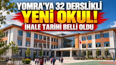Yomra'da 6 bin 149,50 metrekare alana sahip 32 derslikli Muratlı